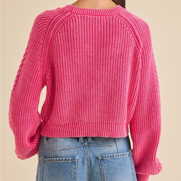 NWOT Alter’d State Peyton Cable Knit Sweater - Picture 2 of 5